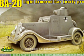Сборная модель из пластика Бронеавтомобиль БА-20 ранний 1/48, AСЕ - фото