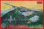 Сборная модель из пластика Rod 619 Самолет Cessna L-19/O-1 1/32 Roden - фото