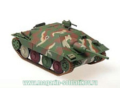 Масштабная модель в сборе и окраске Танк Hetzer (STARR) Kampfgruppe Milowitz, Prague, April 1945, Panzerstahl - фото
