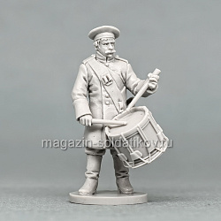 Сборная миниатюра из смолы Барабанщик, 28 мм, Аванпост (41020) (41020)