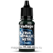 True Metallic Metal Янтарный зеленоватый Vallejo - фото