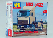 Сборная модель из пластика Сборная модель МАЗ-5432 поздний 1:43, Start Scale Models - фото