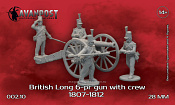 Британская длинная 6-фунтовая пушка с расчётом (1807-1812), 28 мм Аванпост - фото