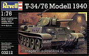 Сборная модель из пластика Tанк .34/76 mm (1:76) Revell - фото