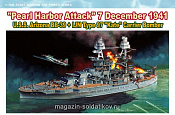 Сборная модель из пластика Д Корабль Arizona BB-39 (1/700) Dragon - фото