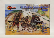 Солдатики из пластика U.S. Machine Gunners D-Day WWII(1/72) Mars - фото